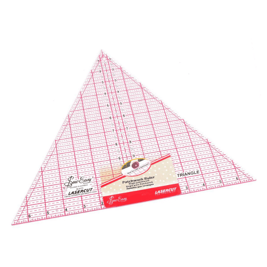 Ideal for equilateral triangles of medium and large size.