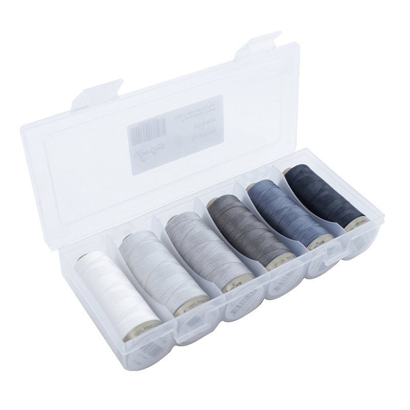 100% Premium Pima Cotton Threads are used to make our Sew Easy Quilting Threads. There are no man-made substances in them.