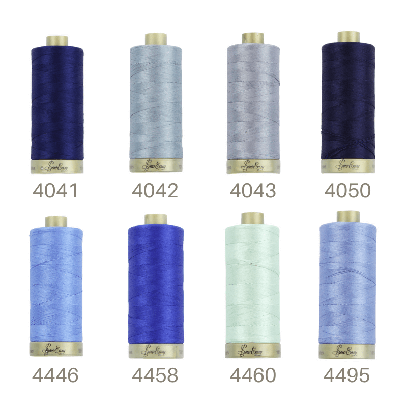Sew Easy 50/2 Quilting Thread 1200 Yards Blue Colour 