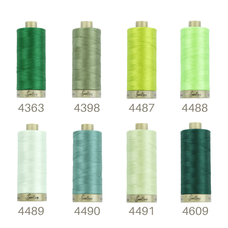 Sew Easy 50/2 Quilting Thread 1200 Yards Green Colour