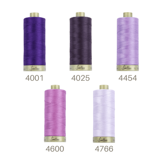 Sew Easy 50/2 Quilting Thread 1200 Yards Purple Colour