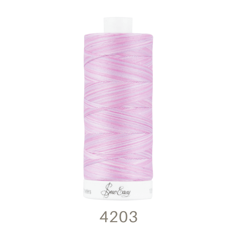 Sew Easy 50/3 Variegated Quilting Thread 800 Yards Colour 4203