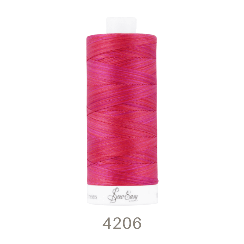 Sew Easy 50/3 Variegated Quilting Thread 800 Yards Colour 4206