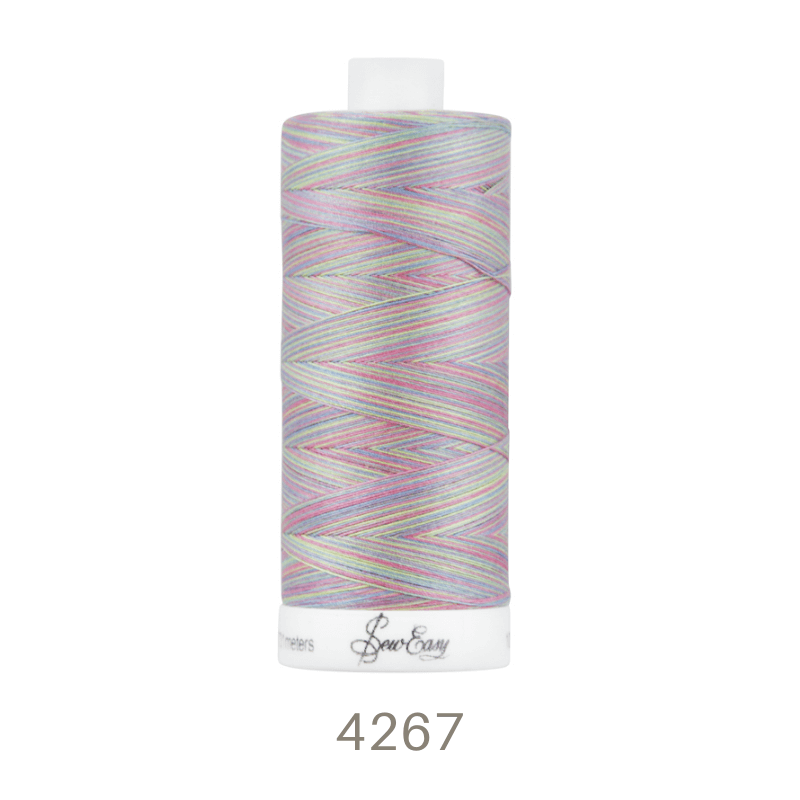 Sew Easy 50/3 Variegated Quilting Thread 800 Yards Colour 4267