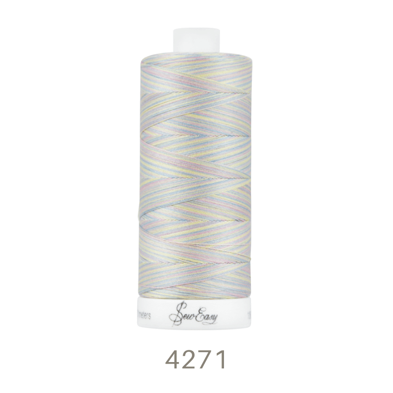 Sew Easy 50/3 Variegated Quilting Thread 800 Yards Colour 4271