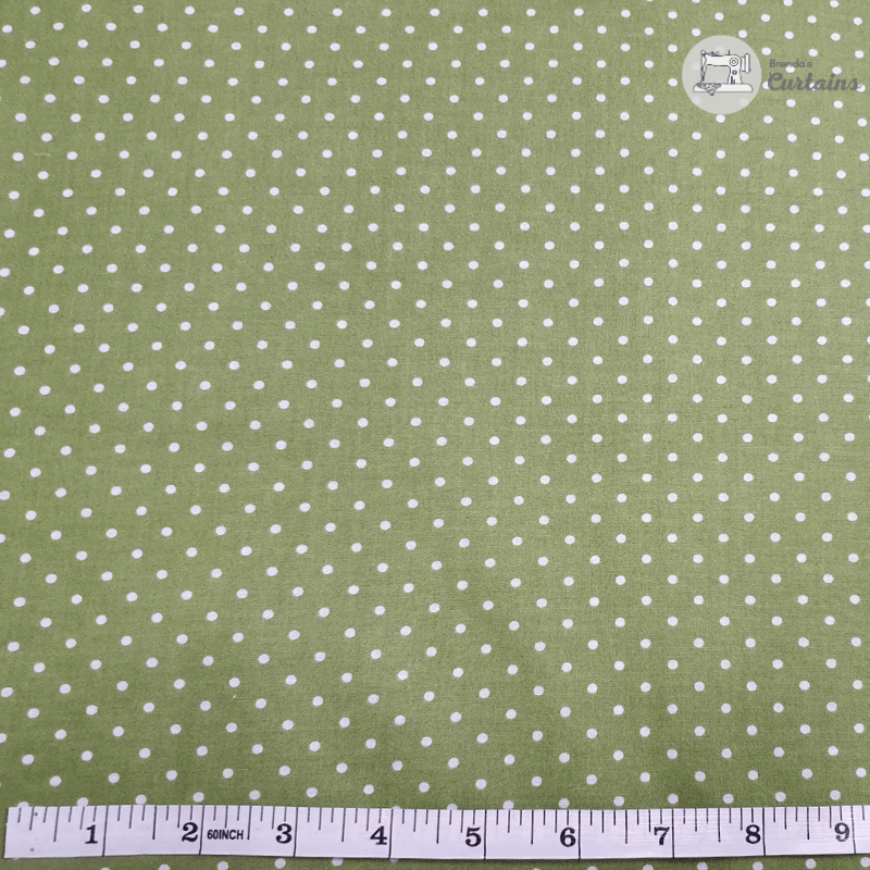 Sew Easy Fabric Cottage Pins Small Pin Spot Green GL6918.03