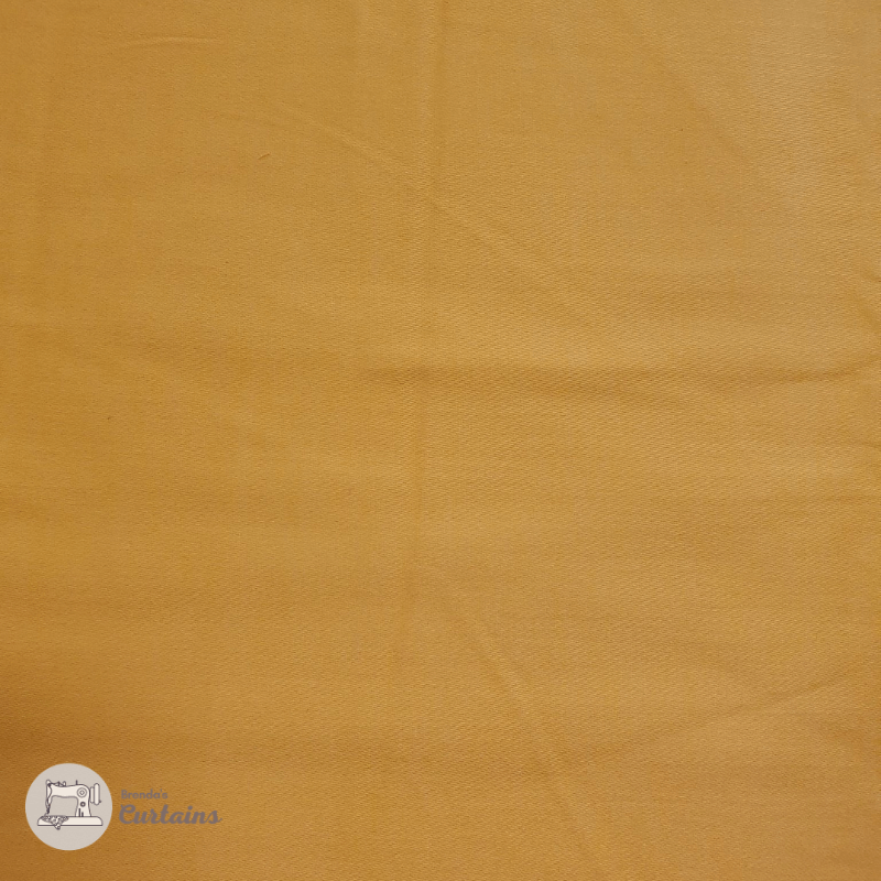Sew Easy Sateen Plain Dyed Cotton Fabric Gold GL900.04