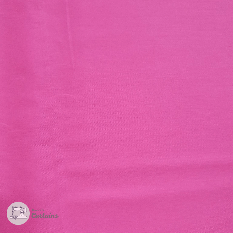 Sew Easy Sateen Plain Dyed Cotton Fabric Lolly Pink GL900.06