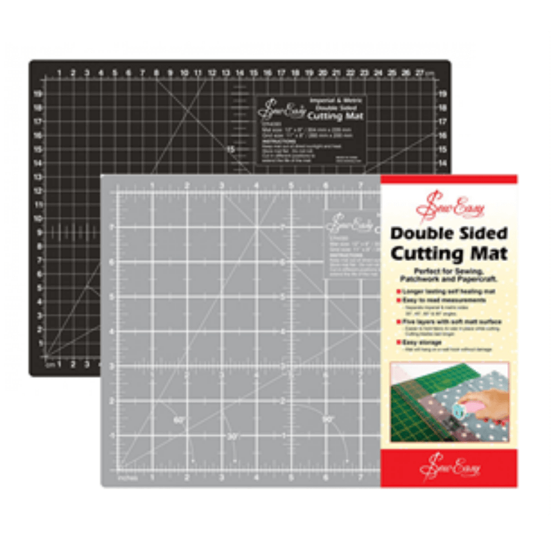 Sew Easy Hangsell Double-Sided Cutting Mat mat is double-sided for maximum versatility in your projects