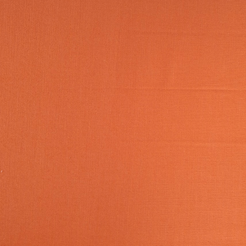 Sew Easy Fabric Homespun 100% Cotton Plain - Bright Orange