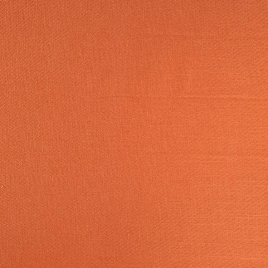 Sew Easy Fabric Homespun 100% Cotton Plain - Bright Orange