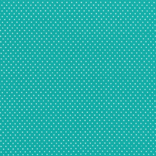 Sew Easy Fabric Micro Dot Series 100% Cotton Aqua