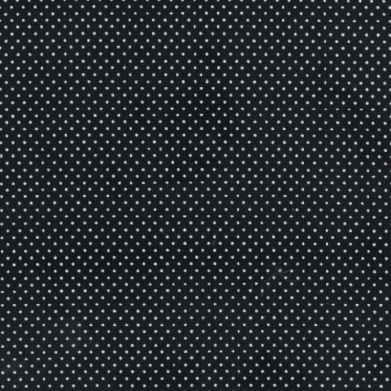 Sew Easy Fabric Micro Dot Series 100% Cotton Black