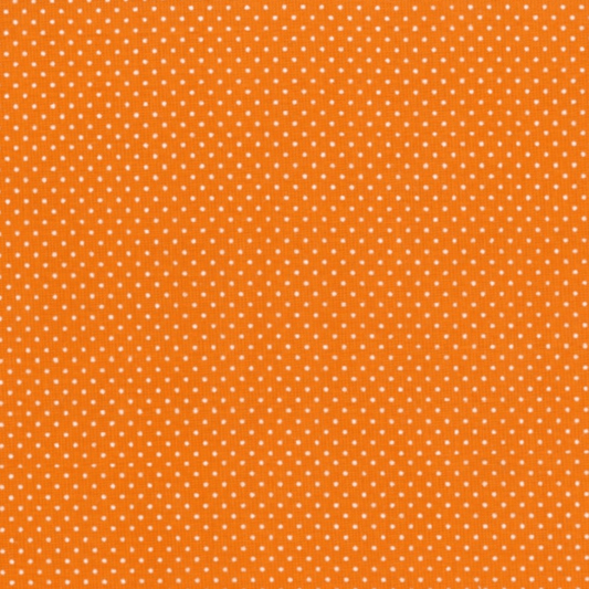 Sew Easy Fabric Micro Dot Series 100% Cotton Bright Orange