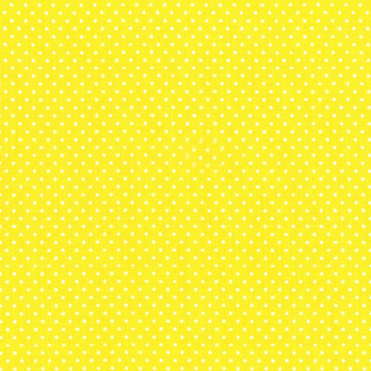 Sew Easy Fabric Micro Dot Series 100% Cotton Bright Yellow