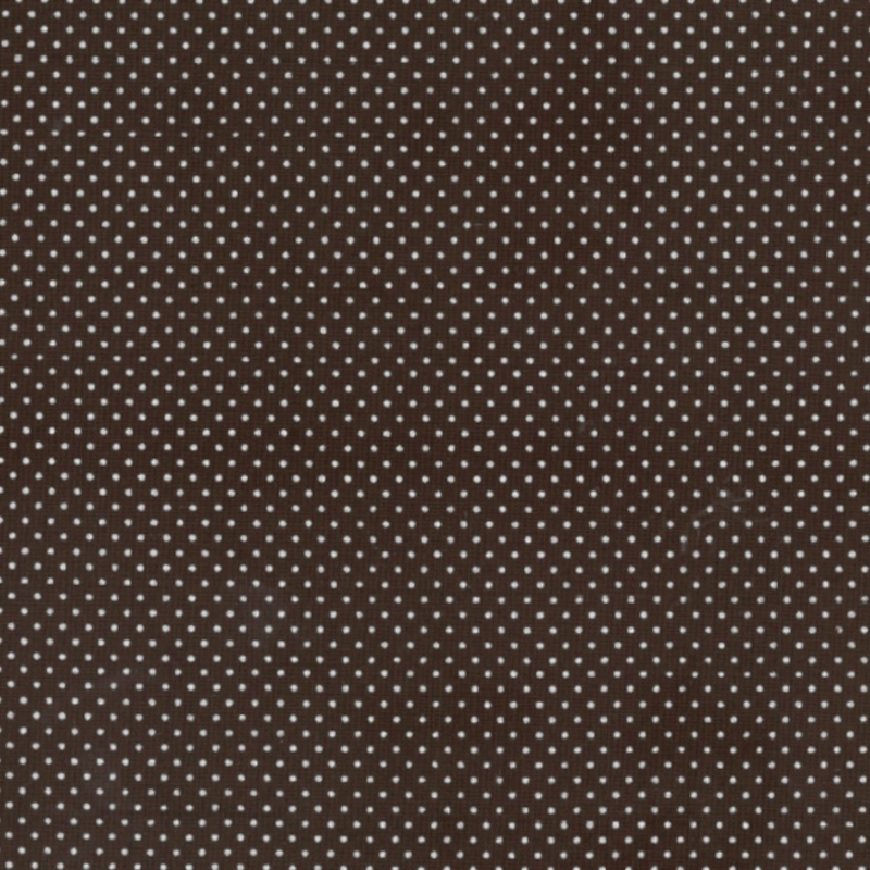 Sew Easy Fabric Micro Dot Series 100% Cotton Brown