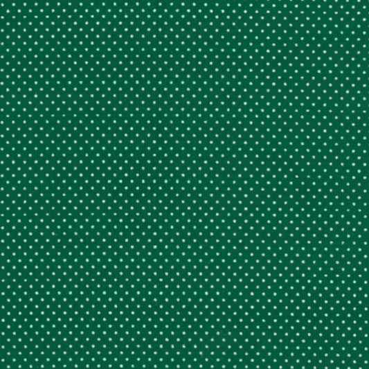 Sew Easy Fabric Micro Dot Series 100% Cotton Xmas Emerald