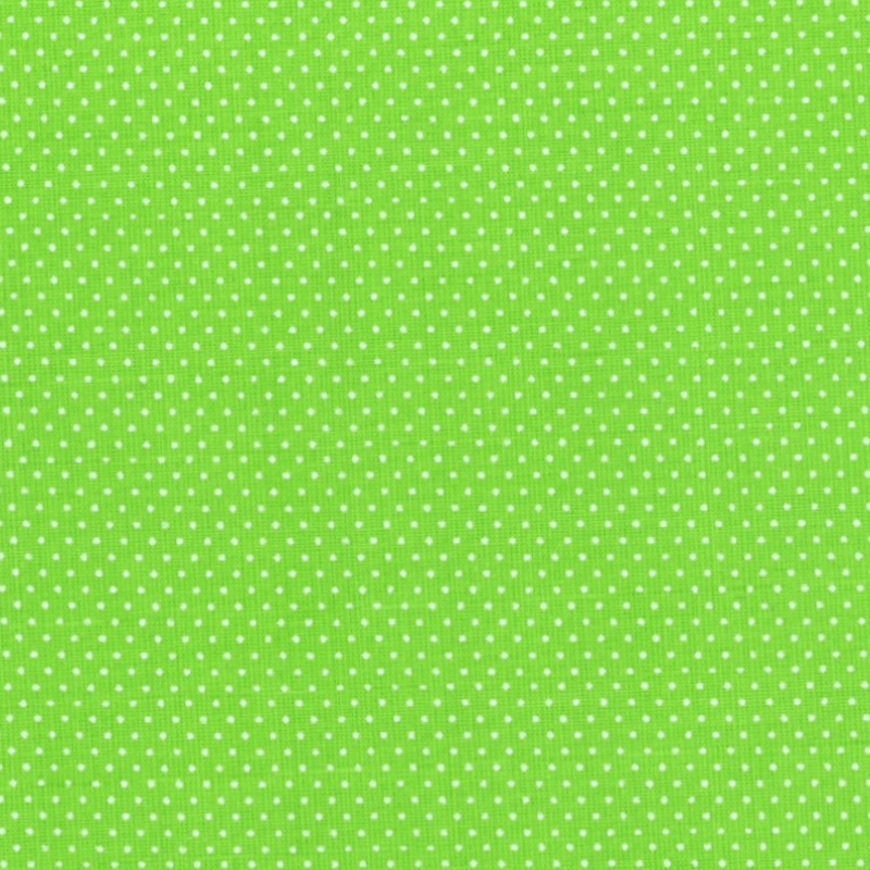 Sew Easy Fabric Micro Dot Series 100% Cotton Lime