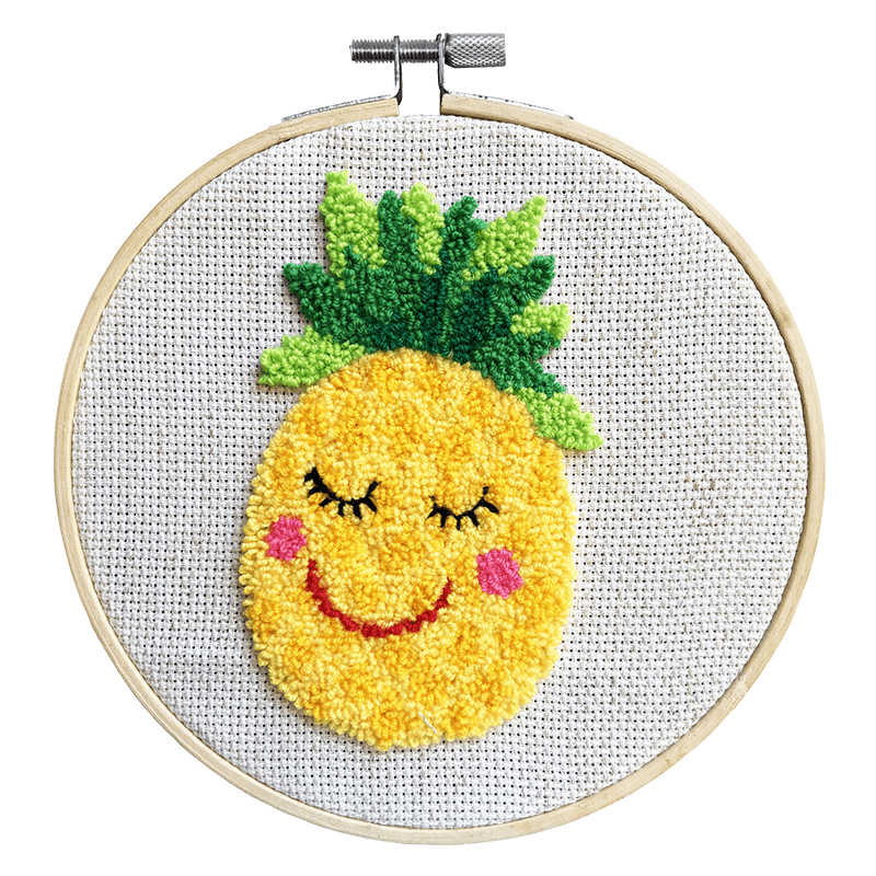 Sew Easy Punch Needle Kit 15cm Penelope the Pineapple