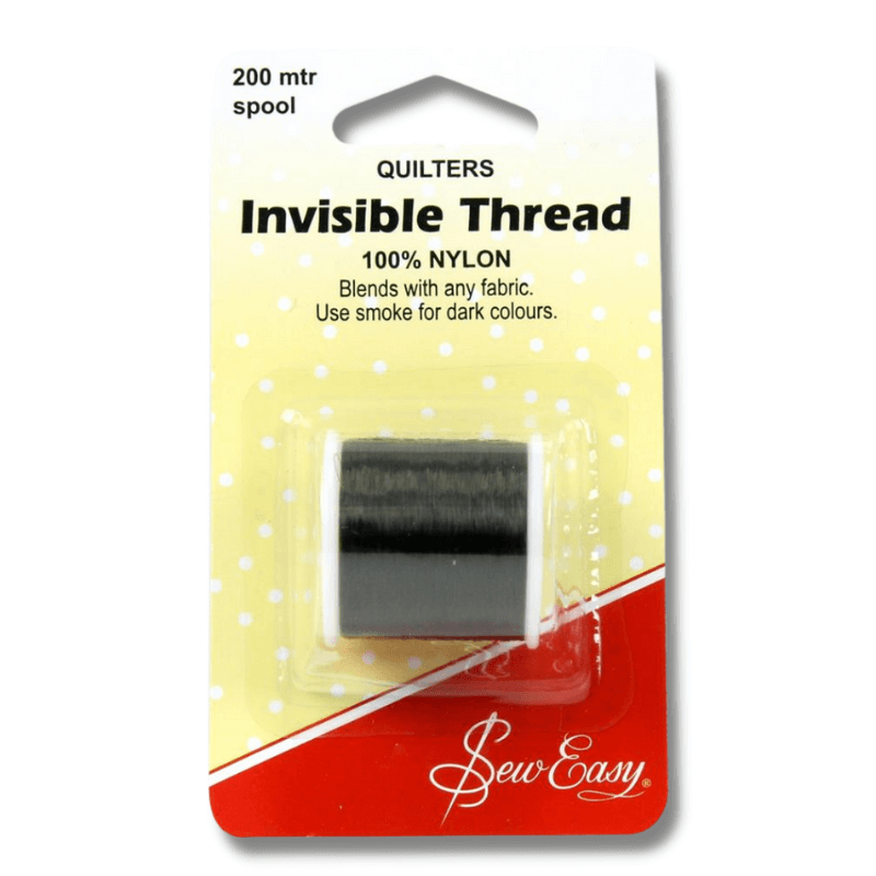 Sew Easy Quilters Invisible Thread smoke - blends with any fabric but better suited to darker fabrics.