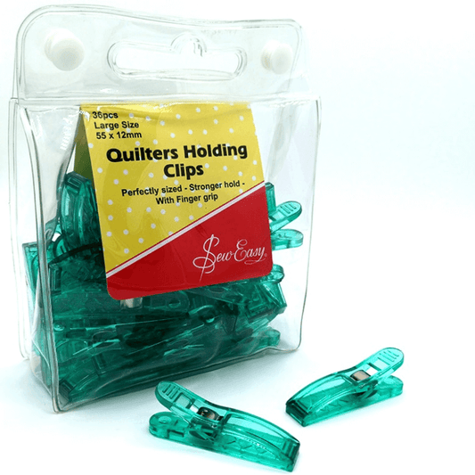 Perfect for holding multiple layers of fabric in any project, such as quilts, handles, piping and bias strips