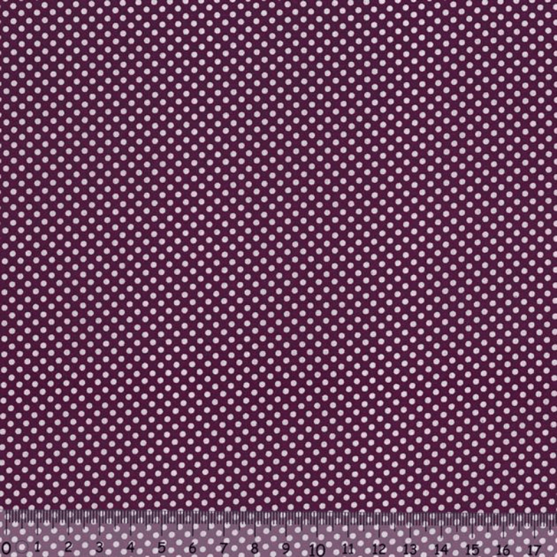 Sew Easy Spot Print Cotton Fabric Purple