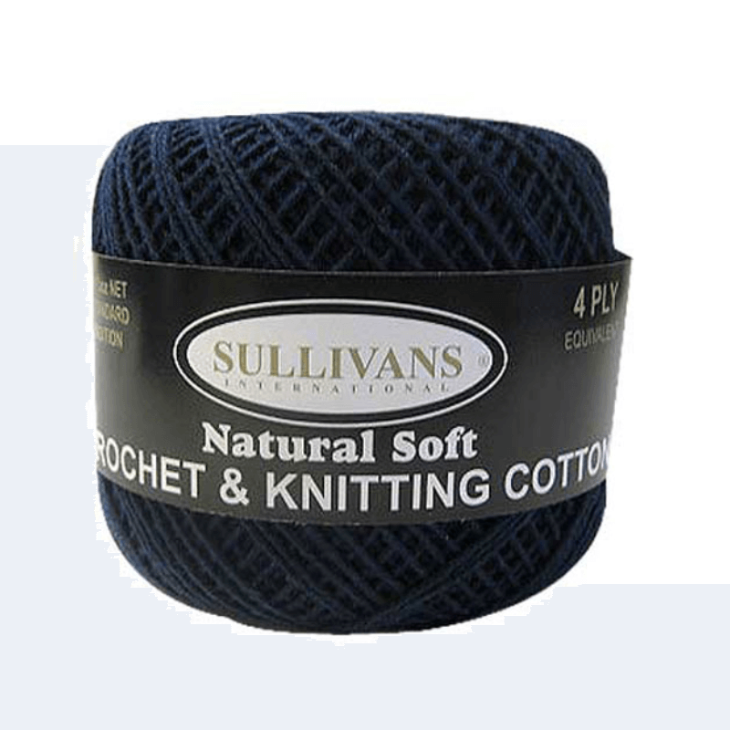 Sullivans Crochet Cotton Natural Soft cotton yarn offers a gentle finish that is all-purpose ideal for vests