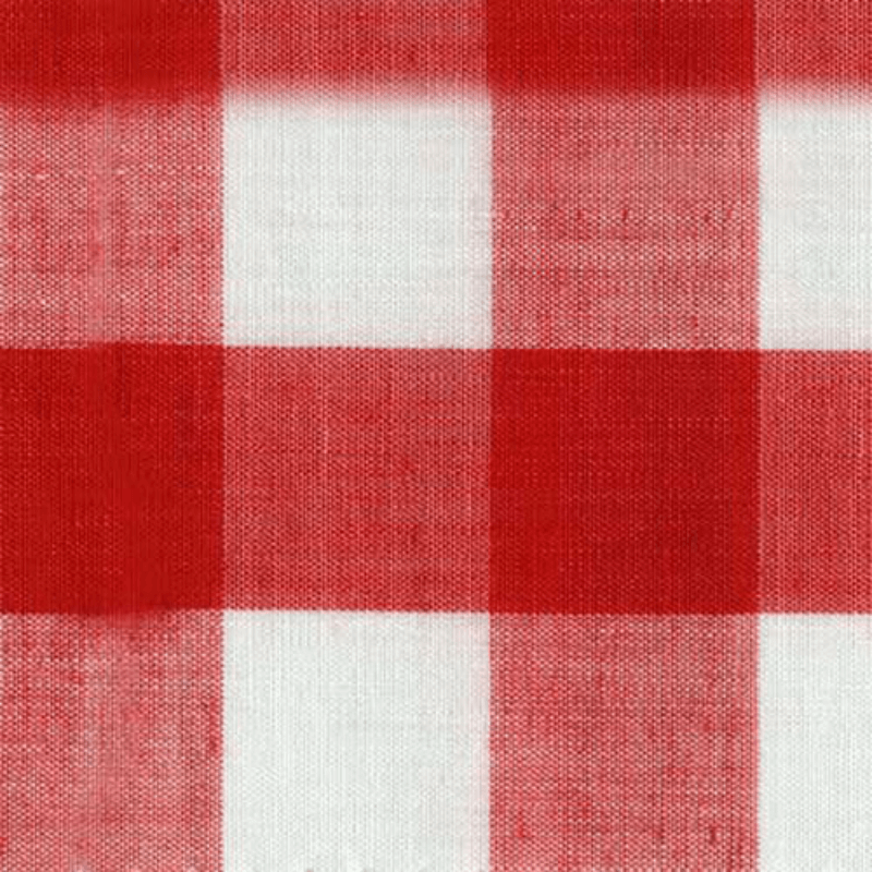 Sullivans Fabric Gingham defined check pattern on plain woven cotton fabric