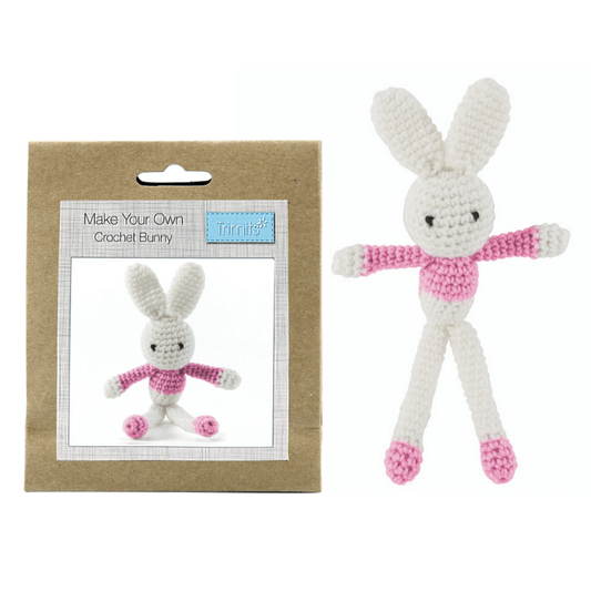 Trimits Crochet Kit Pink Rabbit