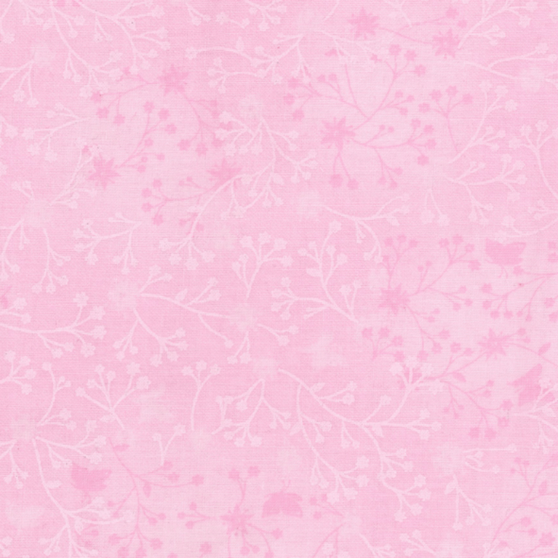 Triple S Flutter Tone on Tone 100% Cotton Printed Baby Pink is great to use for patchwork, quilting, dresses and trims, feature fabrics, hair scrunchies, and all sorts of wonderful sewing projects.