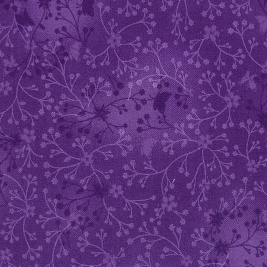 Triple S Flutter Tone on Tone 100% Cotton Printed Purple is great to use for patchwork, quilting, dresses and trims, feature fabrics, hair scrunchies, and all sorts of wonderful sewing projects.
