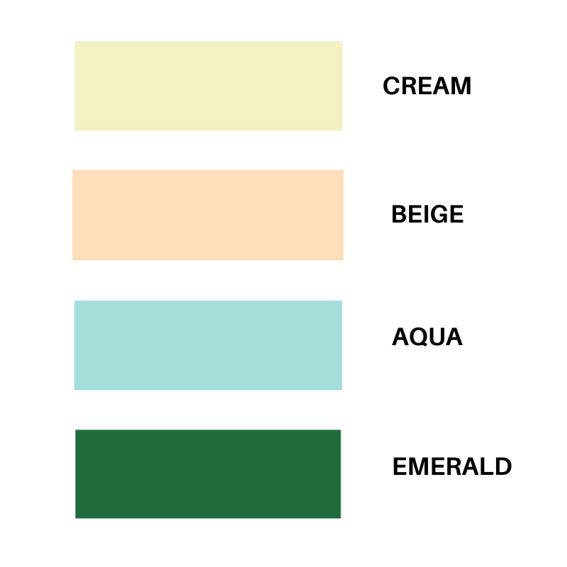 Uni-Trim Polycotton Bias Binding 25mm x 30mm Cream, Beige, Aqua, Emerald