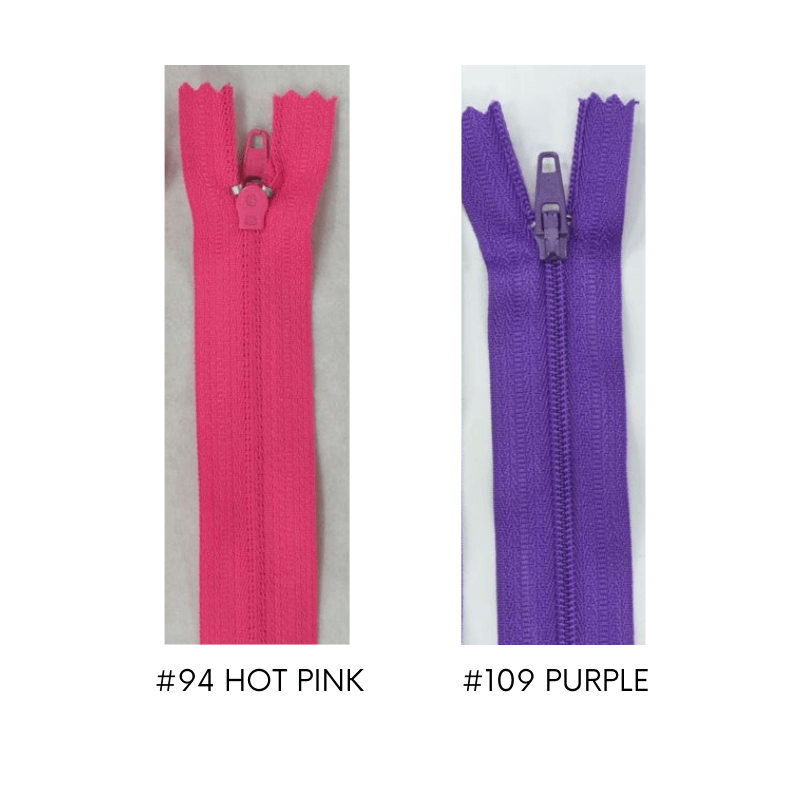 Vizzy Dress Zippers Hot Pink, Purple